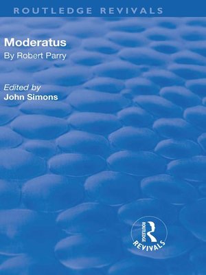 cover image of Moderatus